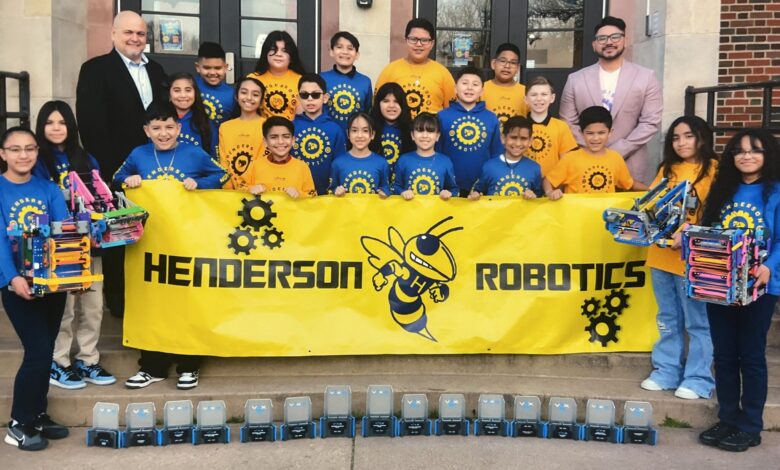 After trophy studded season, Henderson Elementary sending 4 robotics teams to World Championship After trophy studded season, Henderson Elementary sending 4 robotics teams to World Championship