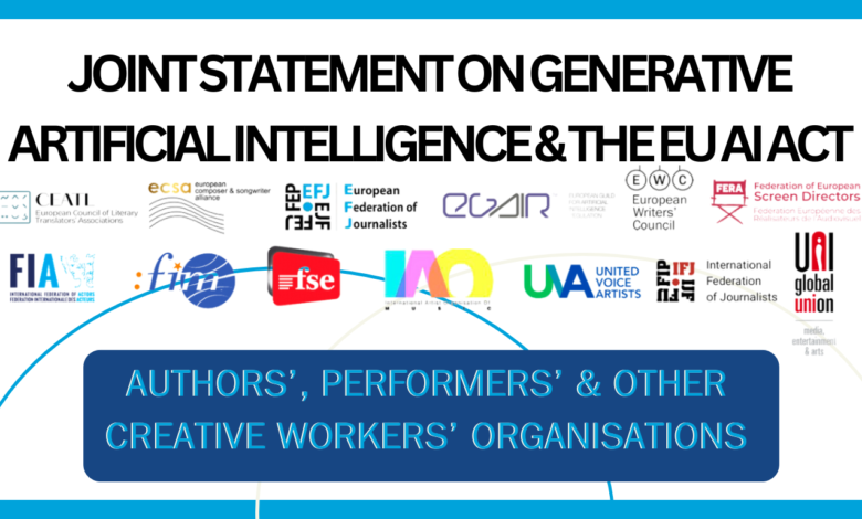 JOINT STATEMENT ON GENERATIVE ARTIFICIAL INTELLIGENCE AND THE EU AI ACT – EWC JOINT STATEMENT ON GENERATIVE ARTIFICIAL INTELLIGENCE AND THE EU AI ACT – EWC