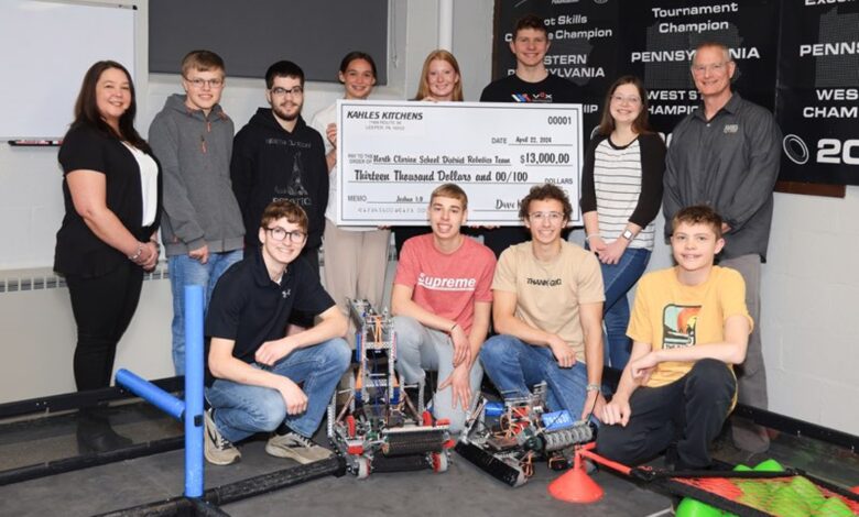 Destination Dallas: Kahle’s Kitchens Donates K to NC Robotics Teams to Help Cover Costs of Participation in World Competition Destination Dallas: Kahle’s Kitchens Donates K to NC Robotics Teams to Help Cover Costs of Participation in World Competition