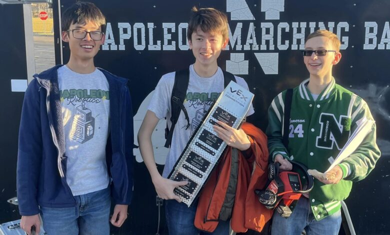 Napoleon Robotics Team Headed to World Championship Napoleon Robotics Team Headed to World Championship