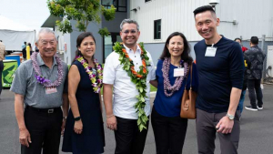 U H and D O E officials attend opening