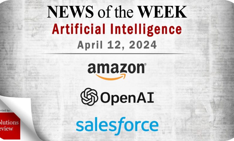 Artificial Intelligence News for the Week of April 12; Updates from Amazon, OpenAI, Microsoft & More Artificial Intelligence News for the Week of April 12; Updates from Amazon, OpenAI, Microsoft & More