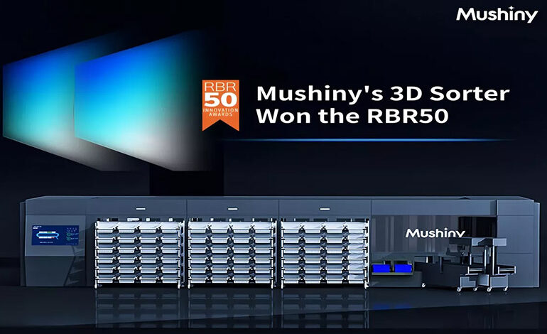 Mushiny Intelligent 3D Sorter receives RBR50 award for logistics innovation Mushiny Intelligent 3D Sorter receives RBR50 award for logistics innovation