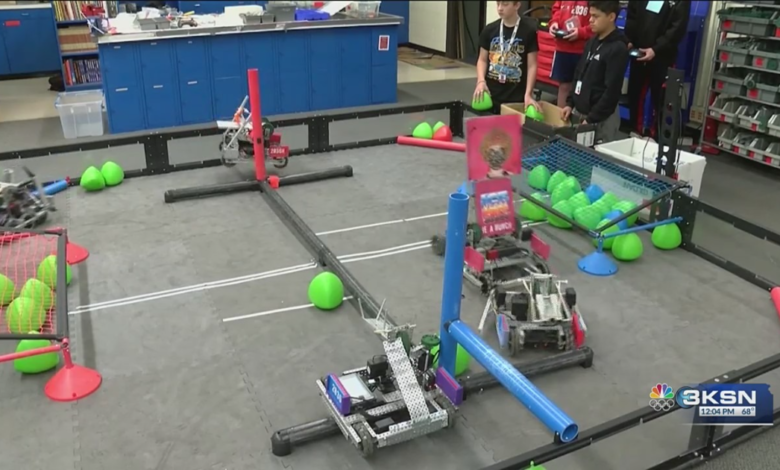 Multiple Kansas teams competing at world robotics competition Multiple Kansas teams competing at world robotics competition