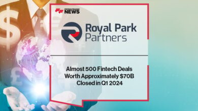 Almost 500 Fintech Deals Worth Approximately B Closed in Q1 2024, Royal Park Partners Reveals