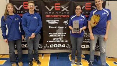 Oswego County TodaySCCS Co.R.E Team earns fifth Design Award on the road to VEX Robotics World Championship