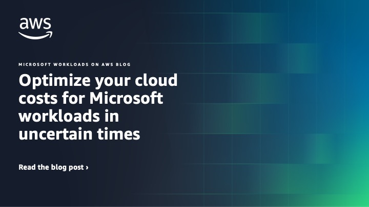 Optimize your cloud costs for Microsoft workloads in uncertain times Optimize your cloud costs for Microsoft workloads in uncertain times
