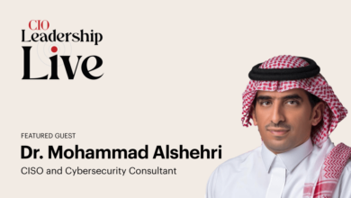 CIO Leadership Live Middle East with Dr. Mohammad Alshehri, CISO and Cybersecurity Consultant – CIO