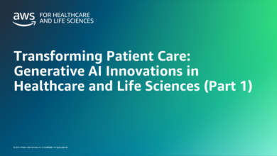 Transforming Patient Care: Generative AI Innovations in Healthcare and Life Sciences (Part 1)