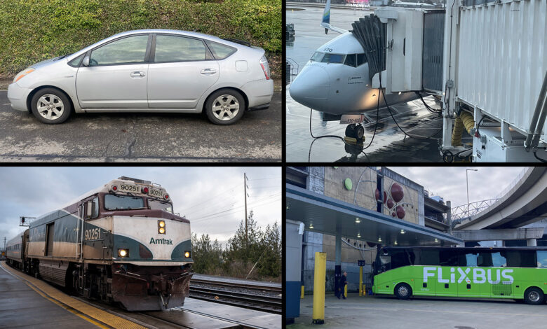 Plane, train or automobiles? Columbian competition has staffers seeing who can get from Vancouver to Seattle the fastest Plane, train or automobiles? Columbian competition has staffers seeing who can get from Vancouver to Seattle the fastest