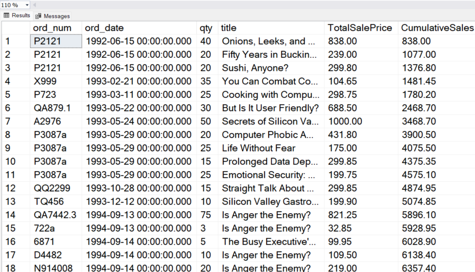 Using window functions for advanced data analysis