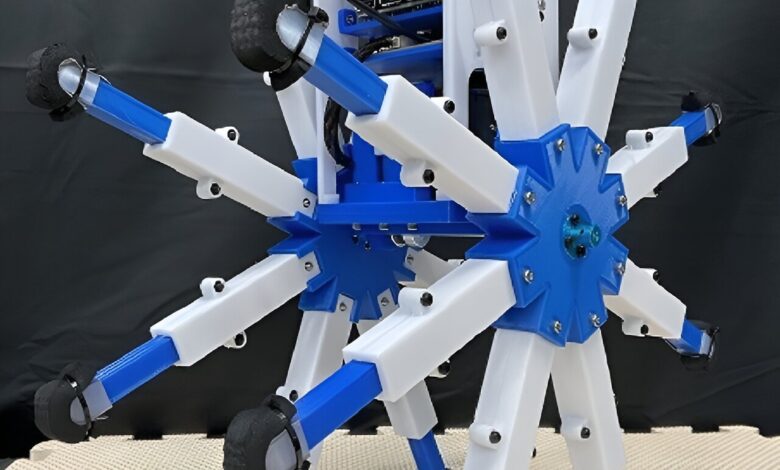 A rimless wheel robot that can reliably overcome steps A rimless wheel robot that can reliably overcome steps