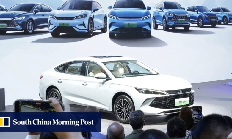 China EV price war to worsen as market share takes priority over profit, hastening demise of smaller players China EV price war to worsen as market share takes priority over profit, hastening demise of smaller players