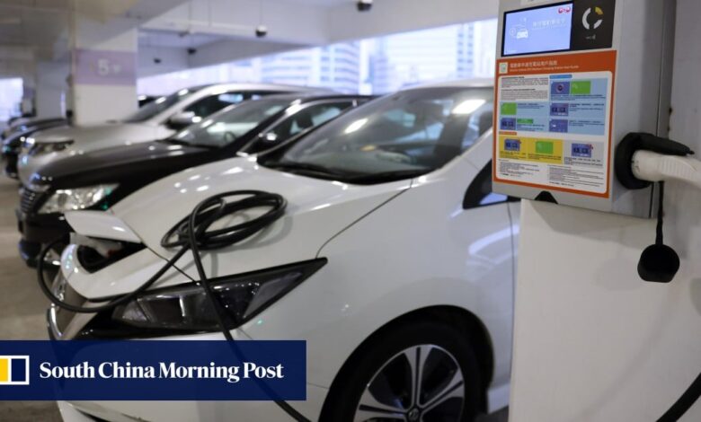 Hong Kong to explore installing charging facilities at public-metered parking spaces when more electric vehicles on road Hong Kong to explore installing charging facilities at public-metered parking spaces when more electric vehicles on road