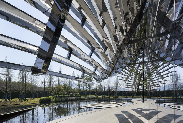 Among the Clouds Art Center / Yuan Architects - Exterior Photography, Beam, Steel