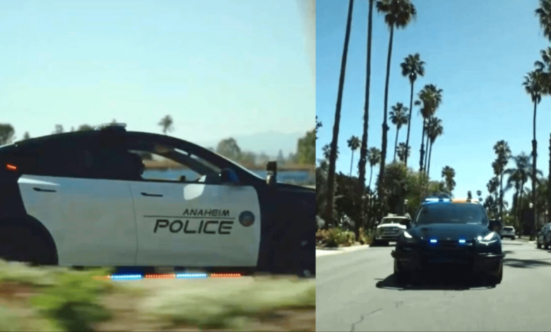 Anaheim police debut Tesla patrol cars in pilot program Anaheim police debut Tesla patrol cars in pilot program