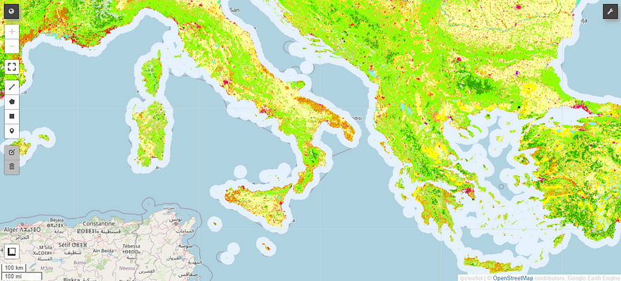 Geospatial Data Analysis with Geemap