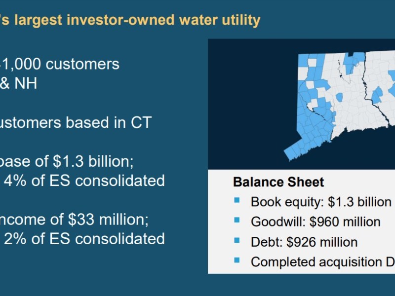 Eversource Considers Aquarion Sale As Regulators Monitor Process