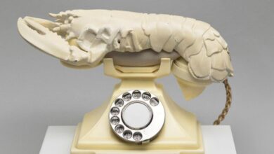 Salvador Dali lobster phone uses AI to answer museum visitor questions : NPR