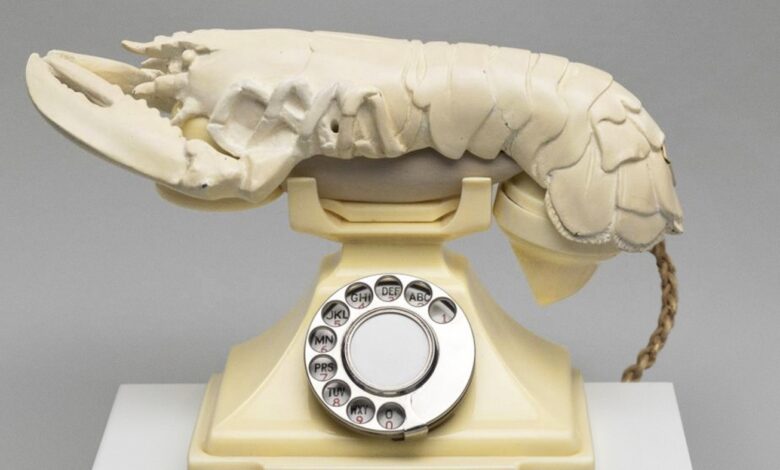 Salvador Dali lobster phone uses AI to answer museum visitor questions : NPR Salvador Dali lobster phone uses AI to answer museum visitor questions : NPR