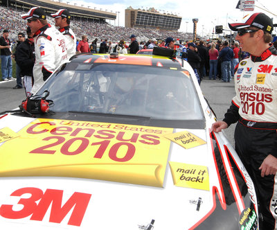 Census Bureau sponsors NASCAR driver for 2010 Census