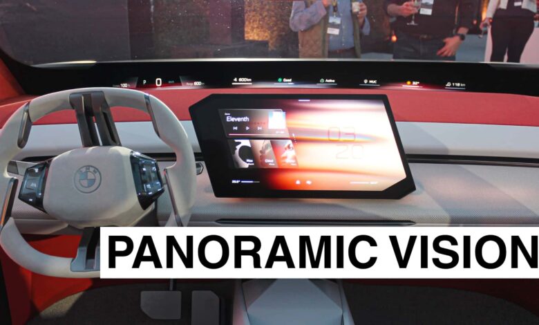 The Huge Screen In BMW’s Future Electric SUV Is Surprisingly Cool The Huge Screen In BMW’s Future Electric SUV Is Surprisingly Cool