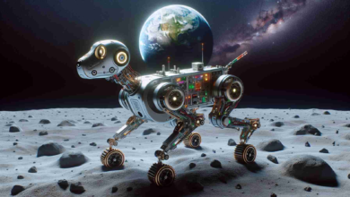 The Robotic Dog on a Lunar Training Mission