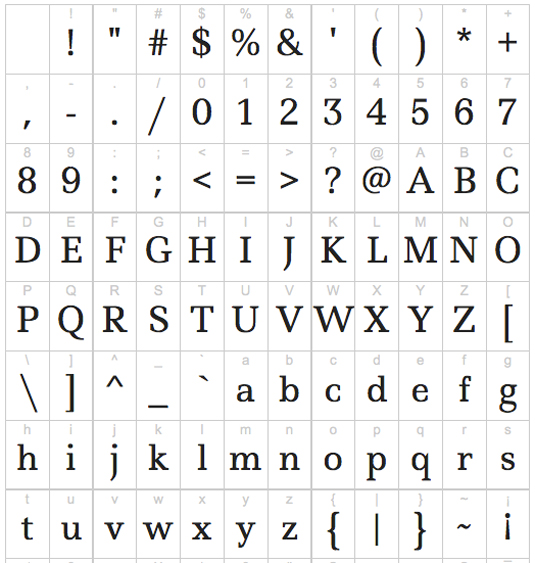 Free web fonts Ledger