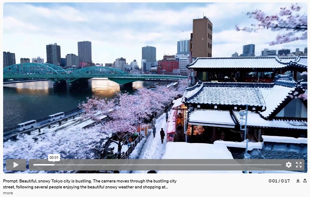 A stunning representation of Tokyo.