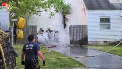 Fire spreads from electric car to house in Norfolk