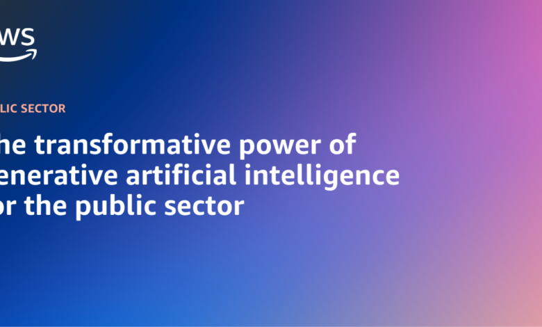 The transformative power of generative artificial intelligence for the public sector The transformative power of generative artificial intelligence for the public sector
