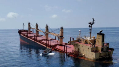 Ship sunk by Houthis likely responsible for damaging 3 telecommunications cables under Red Sea