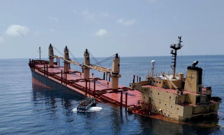 Ship sunk by Houthis likely responsible for damaging 3 telecommunications cables under Red Sea Ship sunk by Houthis likely responsible for damaging 3 telecommunications cables under Red Sea