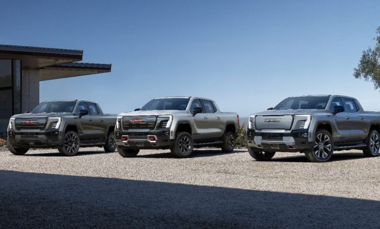 GMC Sierra EV Denali gets range boost while showing off its crab walk GMC Sierra EV Denali gets range boost while showing off its crab walk