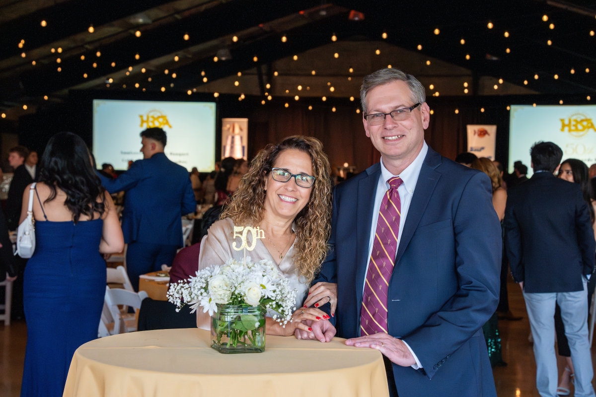 W. P. Carey Dean Ohad Kadan and his wife, Dafna