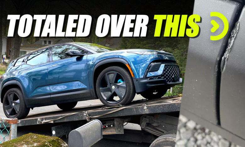 Fisker Ocean Totaled After Tiny Door Ding Souring EV Dream Fisker Ocean Totaled After Tiny Door Ding Souring EV Dream