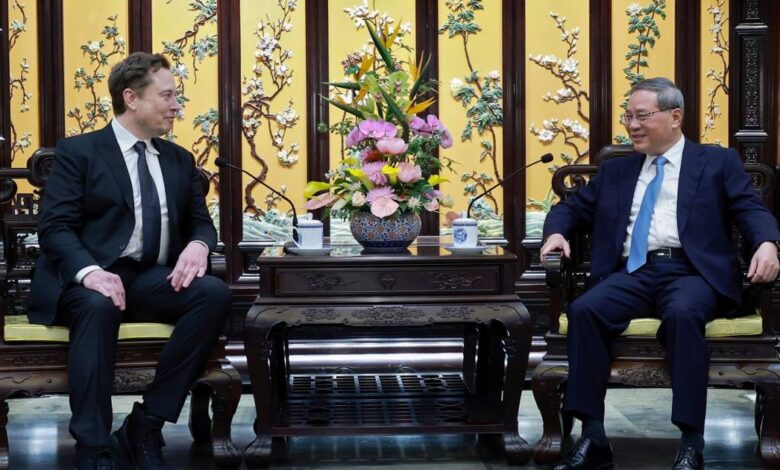 Elon Musk visits China as Tesla seeks rollout of self-driving tech Elon Musk visits China as Tesla seeks rollout of self-driving tech
