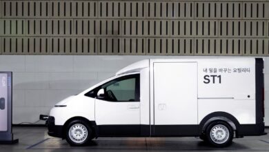 Hyundai launches ST1, its first electric work van with futuristic styling