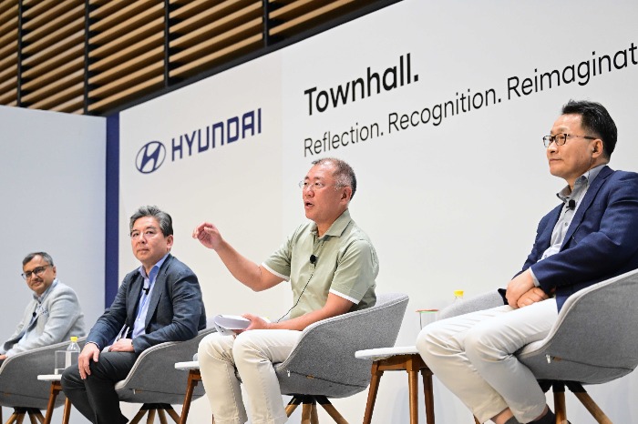 Hyundai Motor’s Chung visits India amid Indian arm’s IPO talk Hyundai Motor’s Chung visits India amid Indian arm’s IPO talk