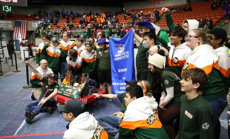 Central Robotics Team takes New England Title, Heads to FIRST World Championships Central Robotics Team takes New England Title, Heads to FIRST World Championships