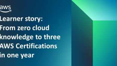 Learner journey: From zero cloud knowledge to achieving three AWS Certifications in one year