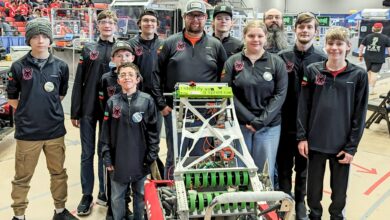 Belding robotics team celebrates win at FIRST robotics competition