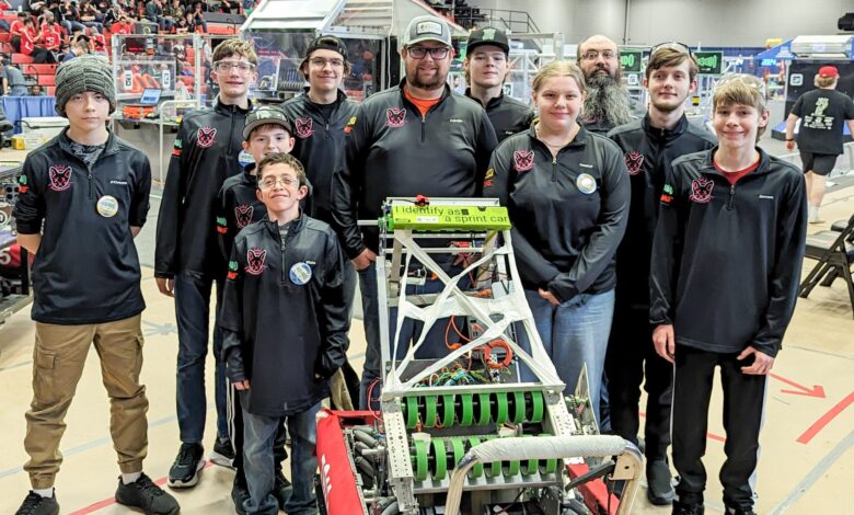 Belding robotics team celebrates win at FIRST robotics competition Belding robotics team celebrates win at FIRST robotics competition