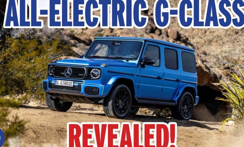 2025 Mercedes Electric G-Wagen Rolls Out, Retaining Boxy Shape 2025 Mercedes Electric G-Wagen Rolls Out, Retaining Boxy Shape
