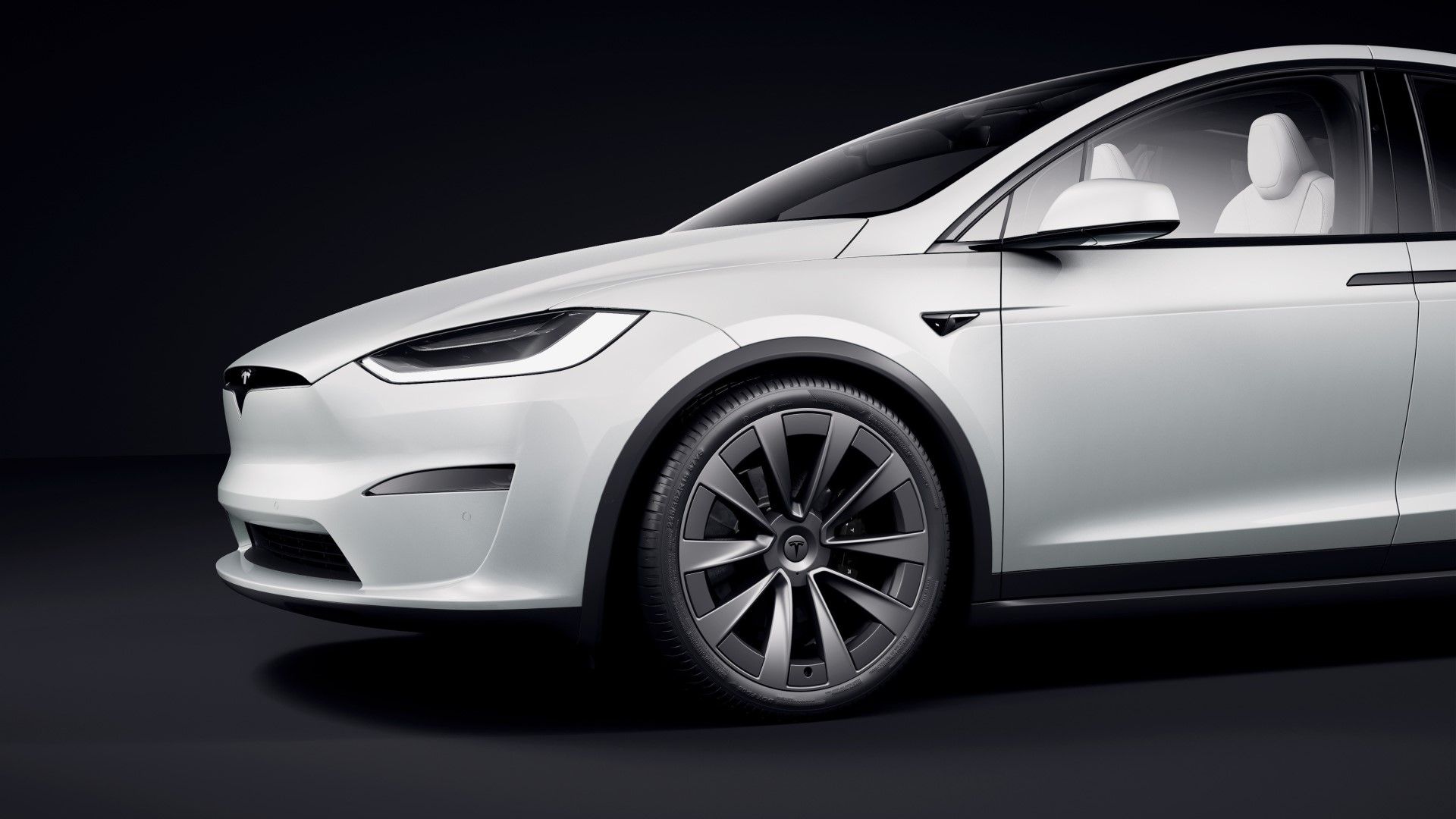 Telsa Model X front-quarter panel