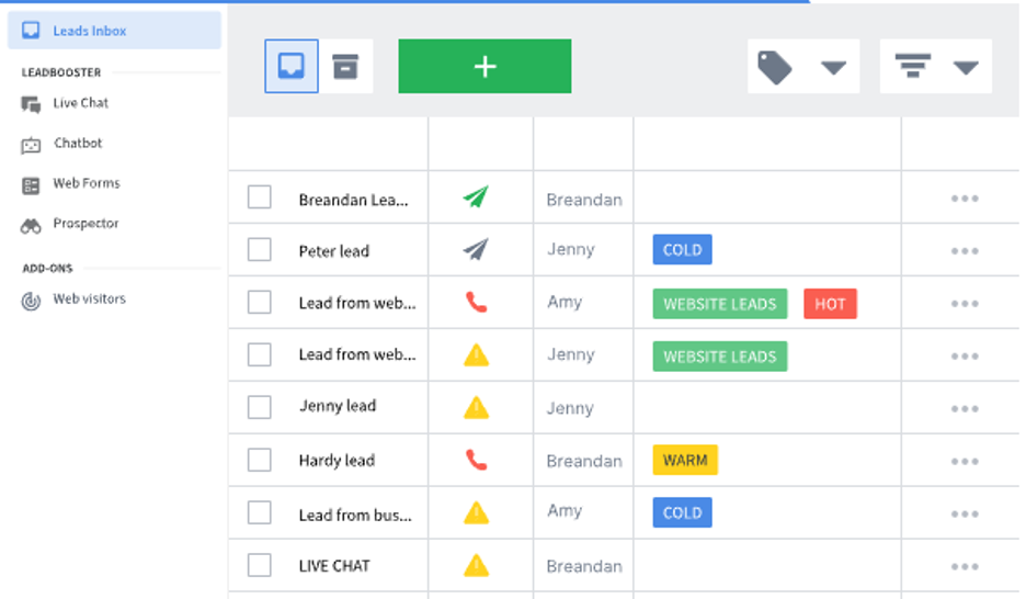 Pipedrive segmented contacts