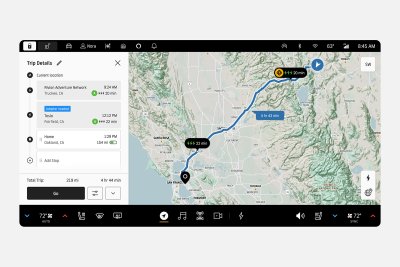 Rivian Trip Planner With Charge Station Ratings