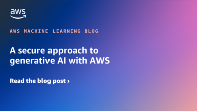 A secure approach to generative AI with AWS