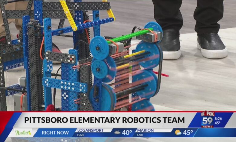 Pittsboro Elementary School robotics team qualifies for VEX Robotics World Championship Pittsboro Elementary School robotics team qualifies for VEX Robotics World Championship