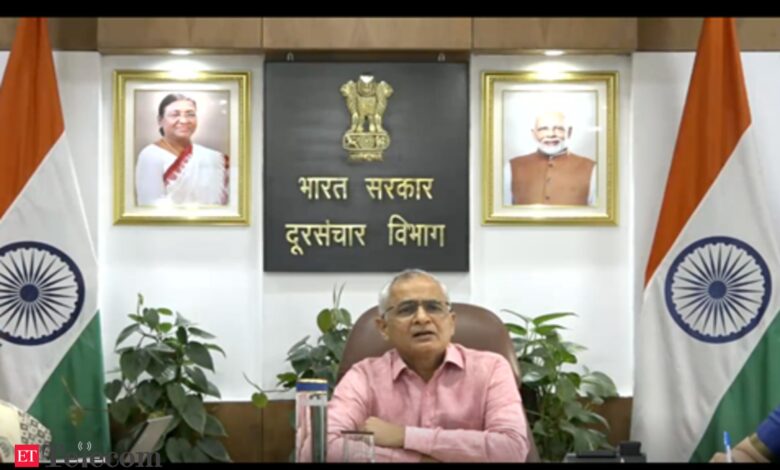 Telecom secretary Neeraj Mittal launches experimental module for 100 5G labs, ET Telecom Telecom secretary Neeraj Mittal launches experimental module for 100 5G labs, ET Telecom
